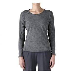 NEW PATAGONIA long sleeve cap cool lightweight shirt in smolder blue